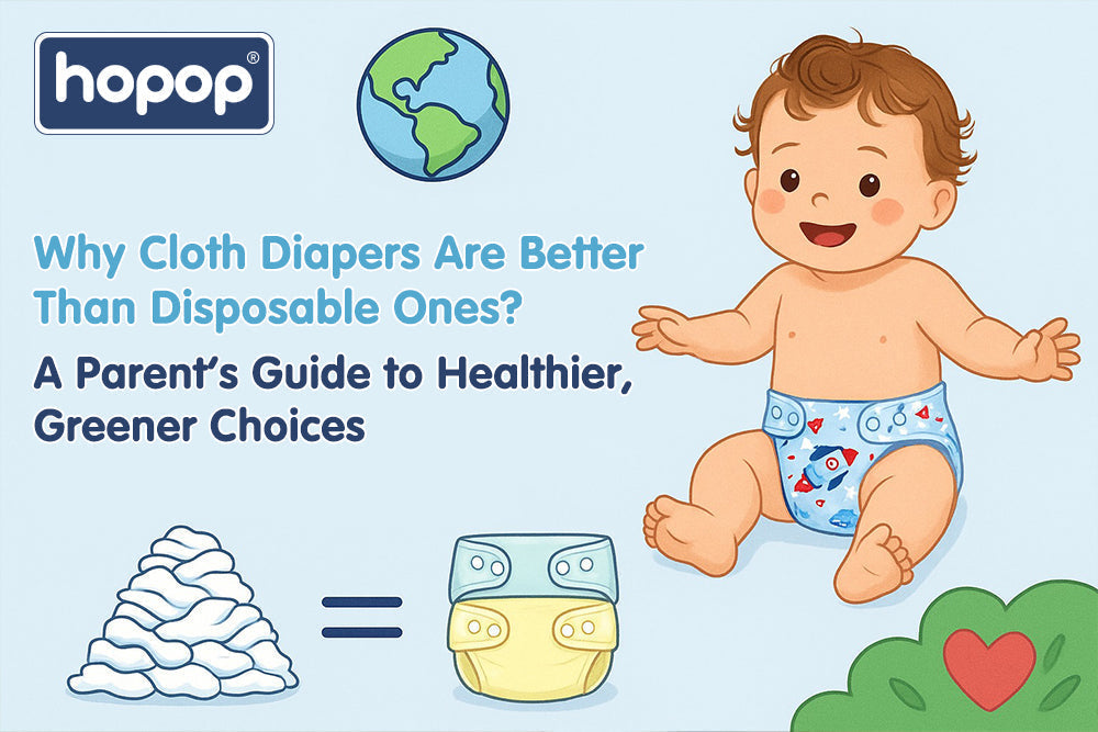 Why Cloth Diapers Are Better Than Disposable Ones – A Parent’s Guide to Healthier, Greener Choices - hopop.in