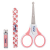 Gentle baby nail cutter and grooming kit