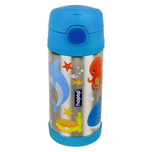 Insulated Stainless Steel Sipper Water Bottle for Kids -300 ml - hopop.in