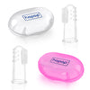 Soft silicone finger brush for newborn gums