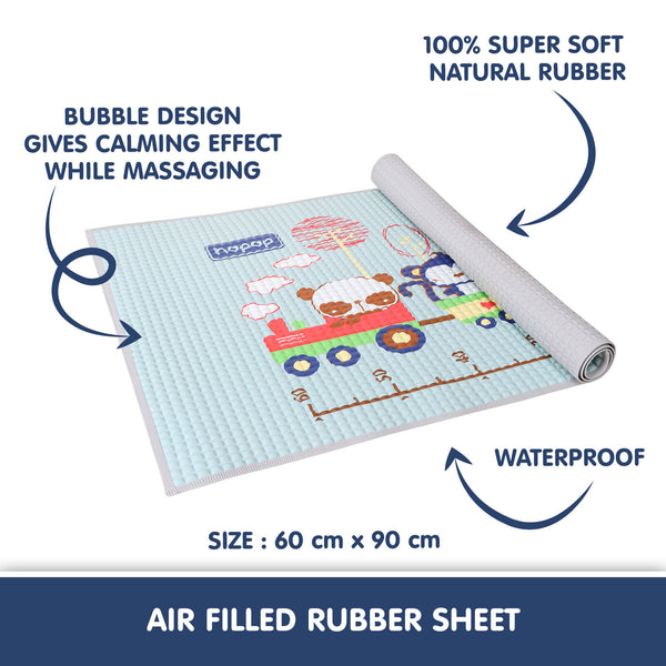 "Baby Air-Filled Rubber Mat, Ideal for Massage and Diaper Changing"