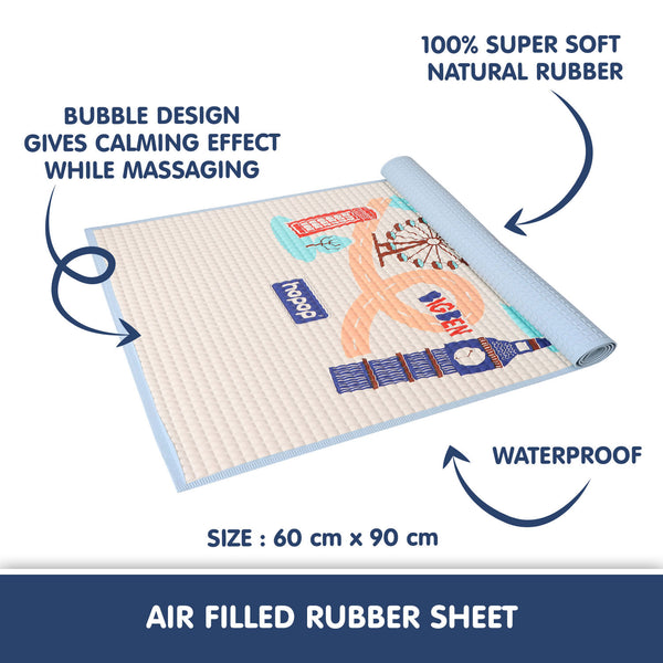 Multipurpose Baby Massage Mat | Waterproof Diaper Changing Mat - London