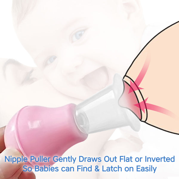 "Gentle nipple puller tool – safe for breastfeeding mothers"
