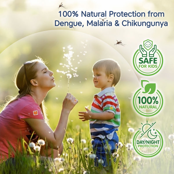 Hopop MoZzbito Mosquito Repellent Patches, Safe & Natural Protection for Kids - Assorted
