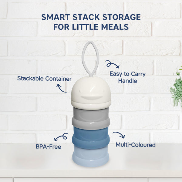 3-Layer Stackable Baby Milk Powder & Food Storage Container