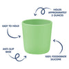 "Toddler silicone cup – safe, easy grip, and spill-resistant training cup"