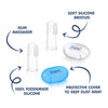 Soft silicone finger brush for newborn gums