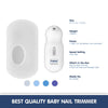 "Baby nail grooming kit – electric trimmer with safety storage case"