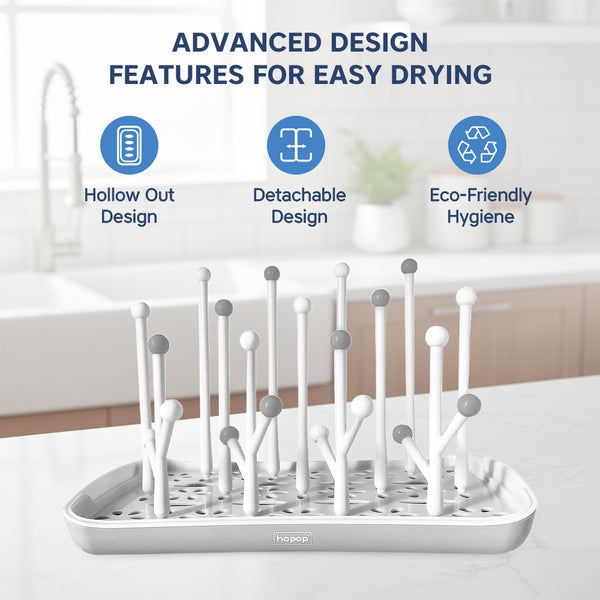 Portable Baby Bottle Drying Rack – Compact & Travel Friendly