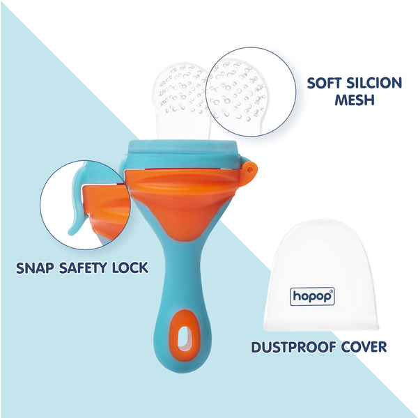 Hopop Baby Food & Fruit Nibbler, BPA-Free Mesh Feeder