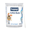 Hopop Safety Tips Cotton Buds, Gentle, Safe & Eco-Friendly - 200 Pcs