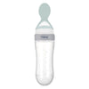 BPA-free silicone baby food dispensing spoon
