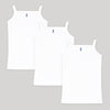 Baby Girl’s Sleeveless Cotton Camisole Vest – Pack of 3