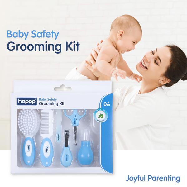 Travel-friendly grooming kit for babies