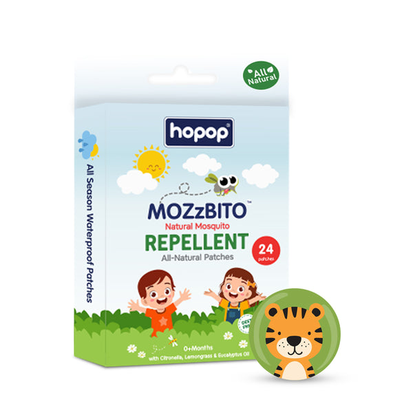 Mozzbito Natural Mosquito Repellent Patches - 24 Patches - hopop.in