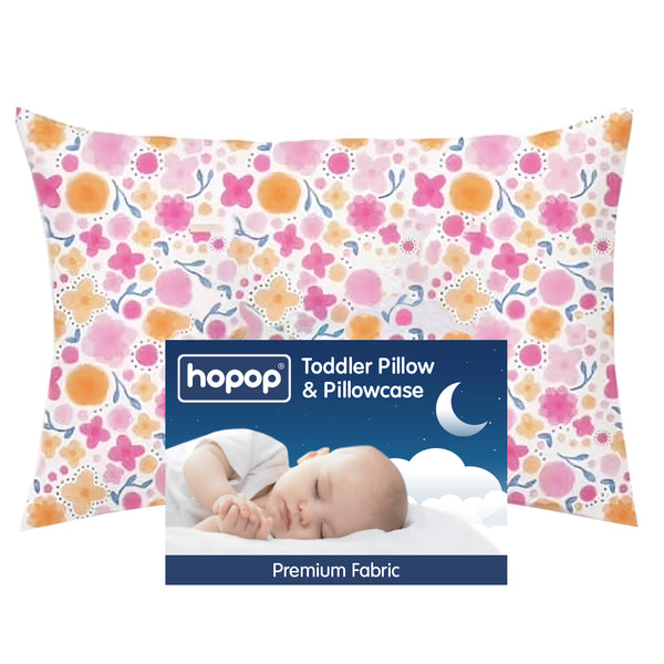 "Toddler pillow – premium cotton, soft and comfortable with pillow cover"