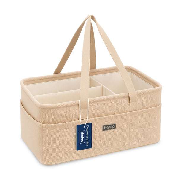 Hopop Baby Diaper Caddy Organizer - Beige