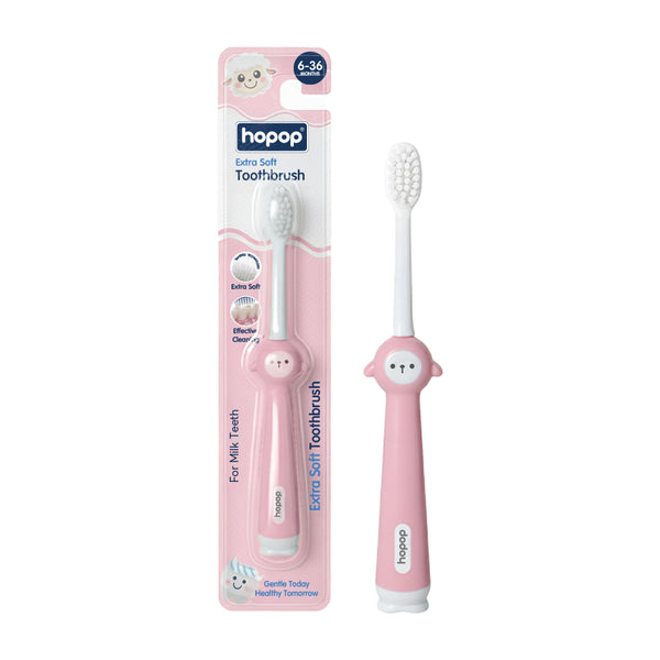 Soft Baby Toothbrush for Infants & Toddlers (6–36 Months) - Lama Design