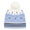 Baby Woolen Cap with Fur Lining, Diamond Design Warm Knitted Pom Pom Winter Beanie for Boys & Girls(2-4 Years)