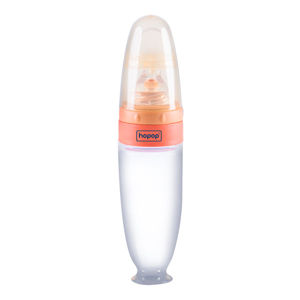 Soft Squeezy Silicone Spoon Food Feeder for Babies - 90ml