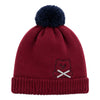 Baby Woolen Cap with Fur Lining, Embroidered Teddy Bear Design Warm Knitted Winter Beanie for Boys & Girls (2-4 Years)