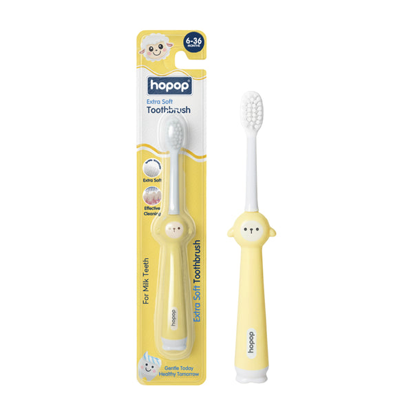 Soft Baby Toothbrush for Infants & Toddlers (6–36 Months) - Lama Design