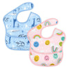 Easy-Clean Waterproof Crumb Catcher Baby Bib - Pack of 2