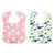 Easy-Clean Waterproof Baby Apron Bib with Crumb Catcher - Pack of 2
