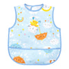 Easy-Clean Waterproof Crumb Catcher Baby Bib - hopop.in