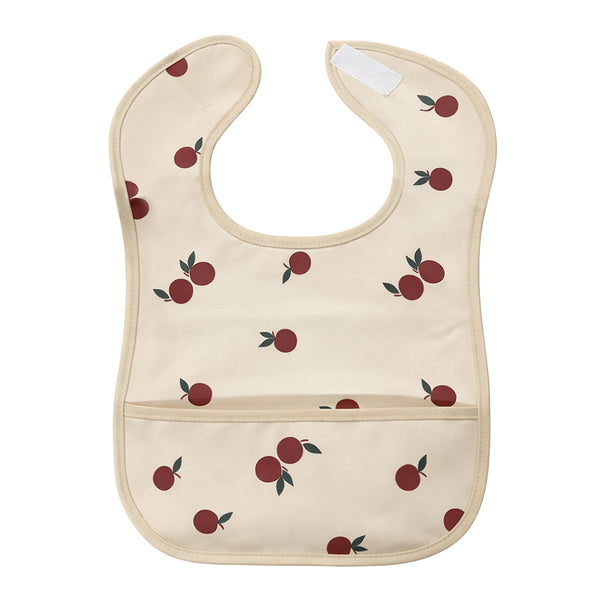 Easy-Clean Waterproof Baby Apron Bib with Crumb Catcher