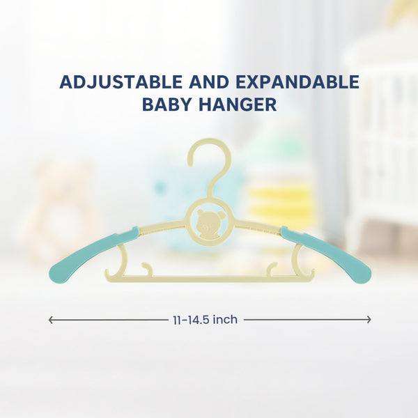 Adjustable Anti-Slip Hangers for Baby & Kids Clothes – Pack of 12