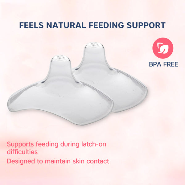Natural Fit Silicone Nipple Protector/Shield with Case