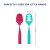 Hopop First Stage Baby Feeding Spoon - Soft, Safe & Easy to Hold
