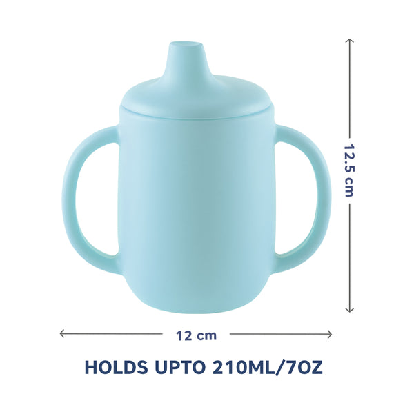 "3-in-1 baby sipper cup – 210 ml with spout and straw for toddlers"