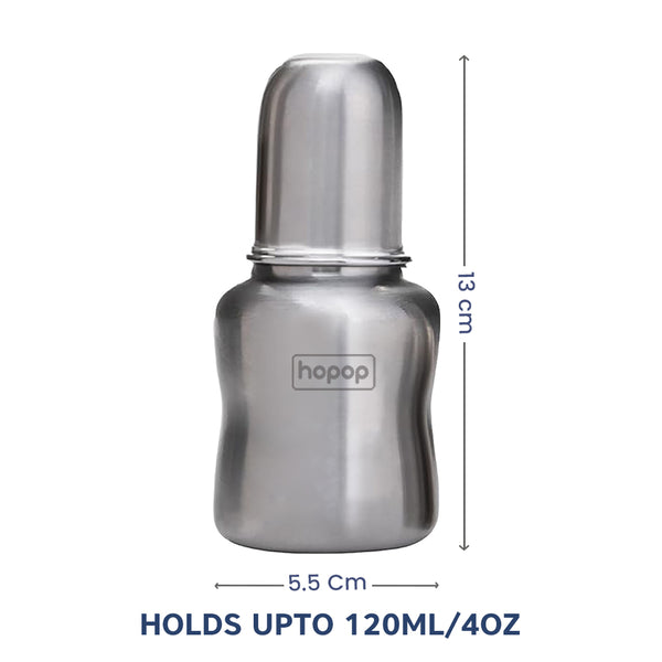 Baby Steel Feeding Bottle - hopop.in