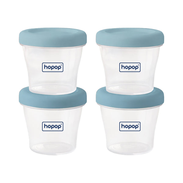 Hopop Baby Multi-Functional Food Storage Containers - Set of 4