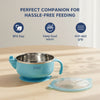 Baby Stainless Steel Bowl with Lid & Suction Base