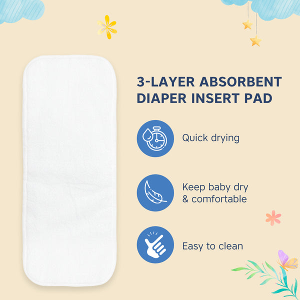 Hopop Washable & Reusable Baby Diaper Inserts