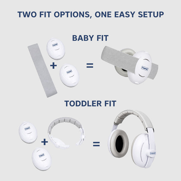 2 in 1 Baby Noise Cancelling Earmuffs for Hearing Protection
