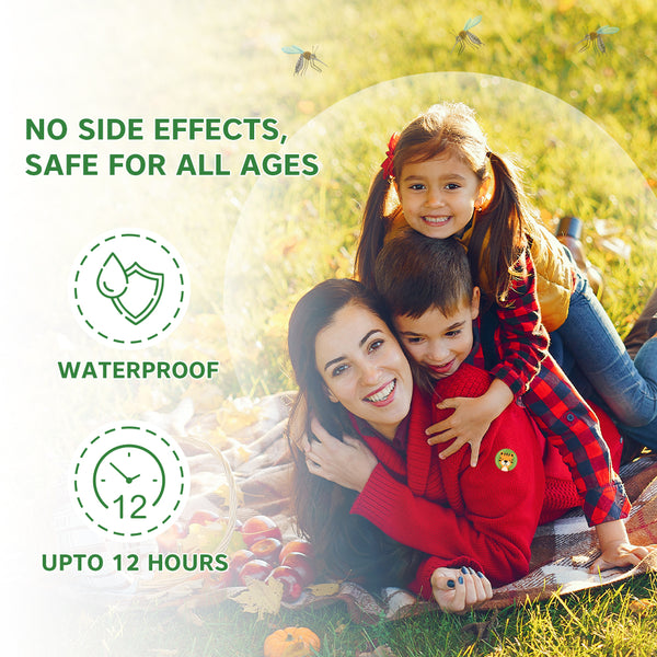 Mozzbito Natural Mosquito Repellent Patches - 24 Patches - hopop.in