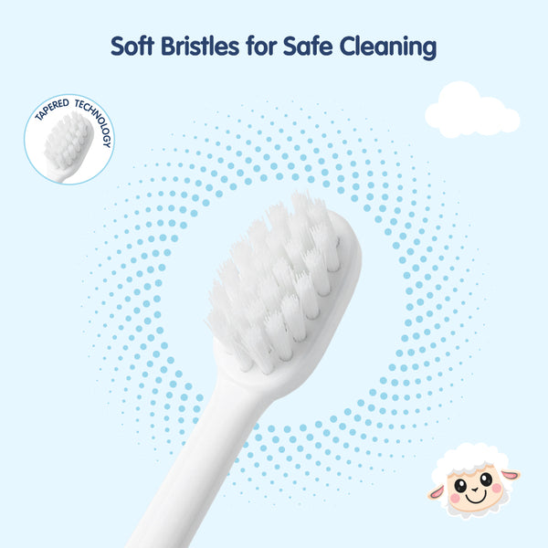 Soft Baby Toothbrush for Infants & Toddlers (6–36 Months) - Lama Design