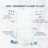 Durable Cloth Diaper for Babies, Washable and Eco-Friendly – Pack of 2