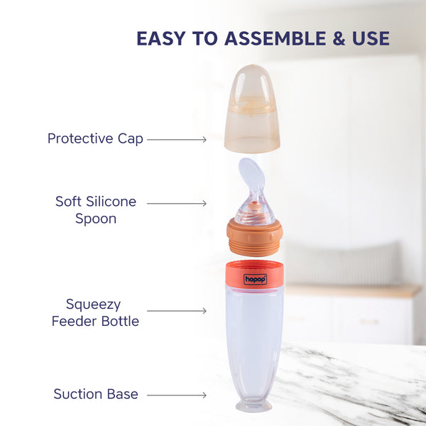 Soft Squeezy Silicone Food Feeder-90 ml - hopop.in