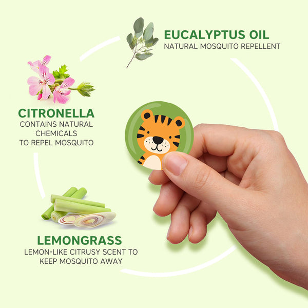 Mozzbito Natural Mosquito Repellent Patches - 24 Patches - hopop.in