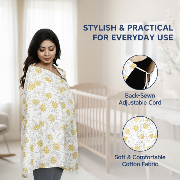 Multi-Purpose Nursing Cover for Breastfeeding, Car Seat & Stroller- Assorted