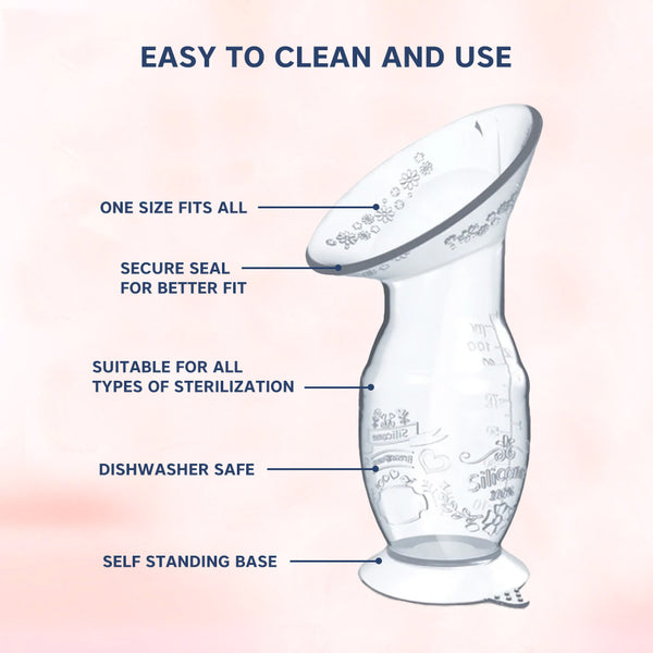 Natural Fit Silicone Manual Breast Pump