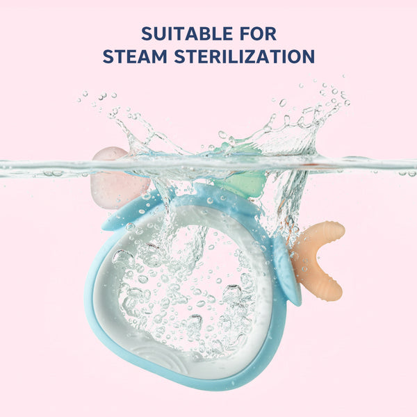 Silicone Baby Teether | BPA-Free Chew Toy | Pack of 1- Assorted