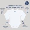 "Pack of 3 baby full sleeve cotton rompers – round neck design for comfort"