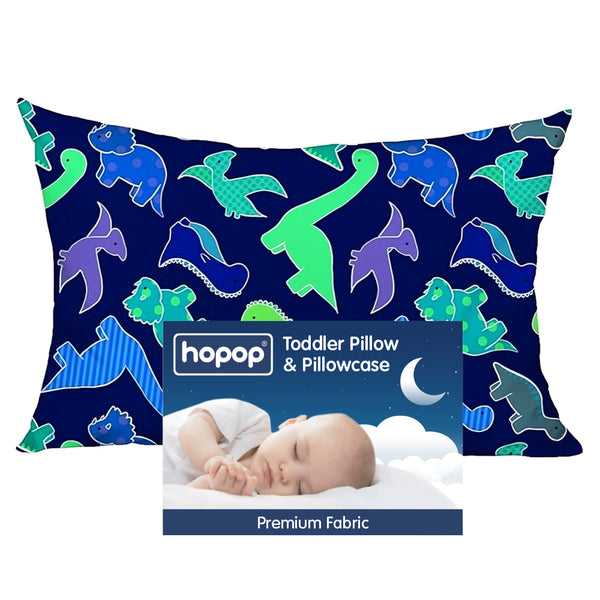 Soft & Breathable Premium Cotton Toddler Pillow with Pillowcase - hopop.in