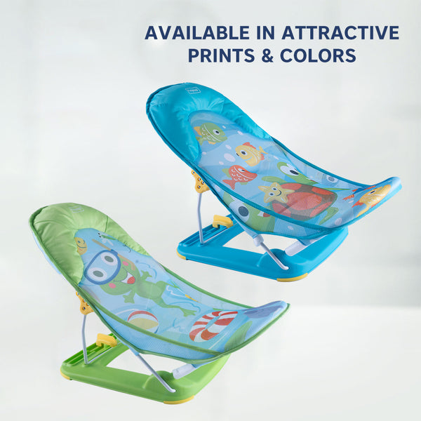 Anti-skid baby bather with foldable design for infants